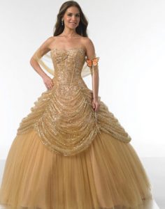 Gold Ball Gowns
