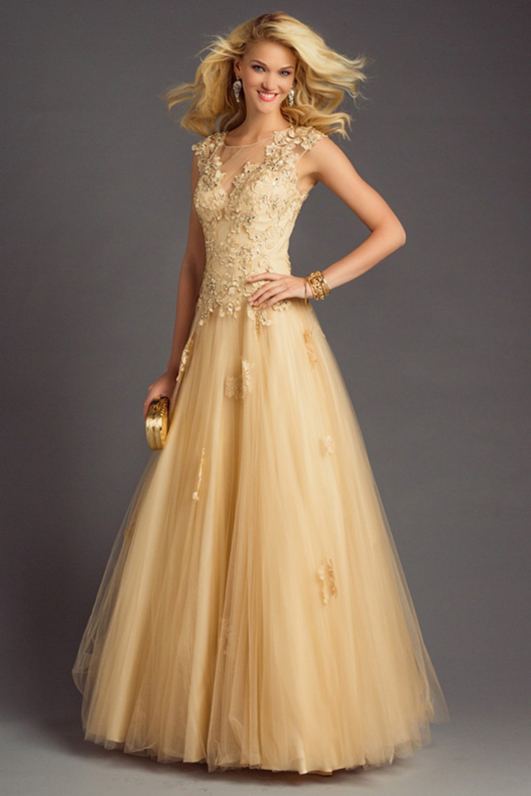 Gold Gown | Dressed Up Girl