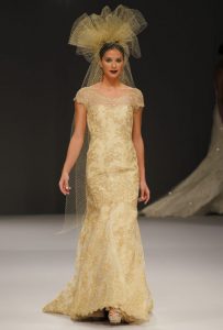 Gold Lace Gown