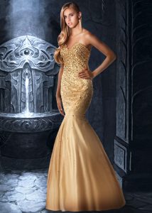 Gold Mermaid Gown