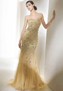 Gold Mermaid Gown