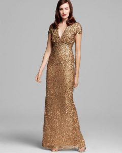 Gold Sequin Gown