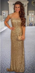 Gold Sequin Gowns