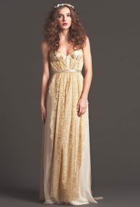 Gold Wedding Gown