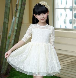 Lace Gown for Kids