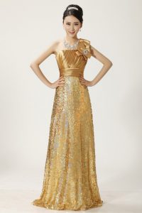 Long Gold Gown