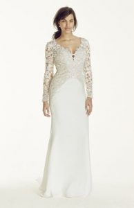 Long Sleeve Beaded Gown