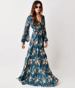 Long Sleeve Maxi Gown