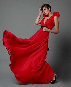 Red Evening Gown