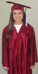 Red Graduation Gown