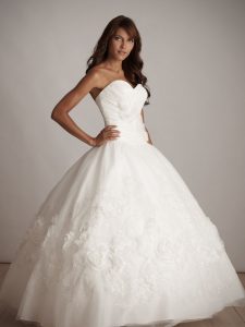 White Ball Gown