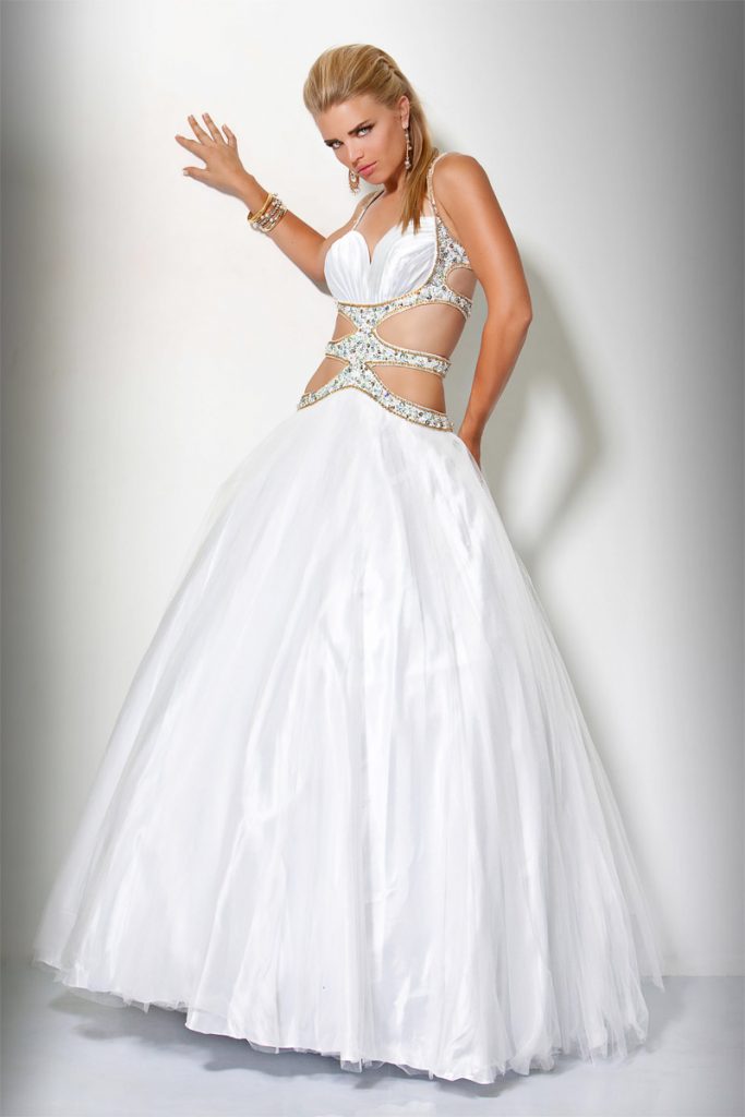 new white gown