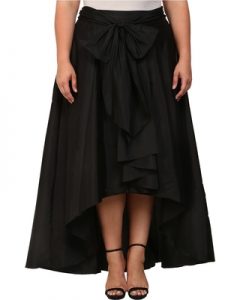 Plus Size High Low Skirt