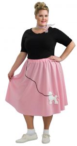 Plus Size Poodle Skirt