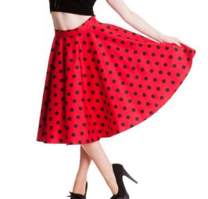 Red Polka Dot Skirt