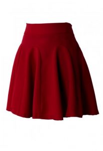 Red Skater Skirt