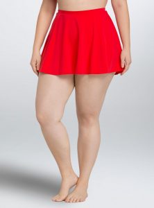 Red Swim Skirt