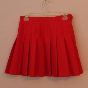 Red Tennis Skirt