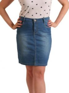 Womens Jean Skirts