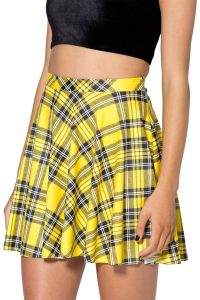 Yellow Plaid Skirt