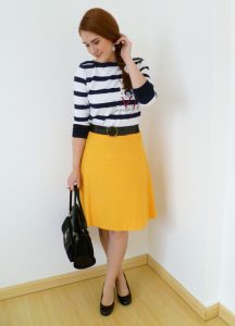 Yellow Skirt Outfit