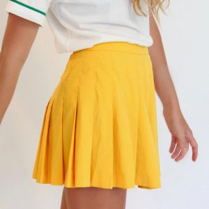 Yellow Tennis Skirt