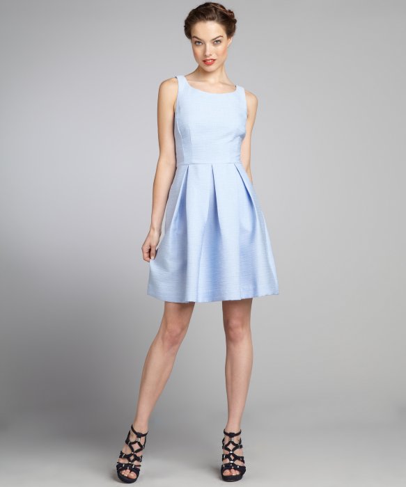 sky blue sundress