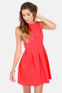 Casual Red Sundress