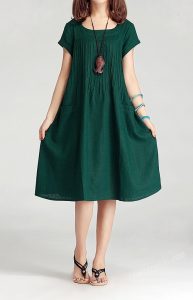 Dark Green Sundress