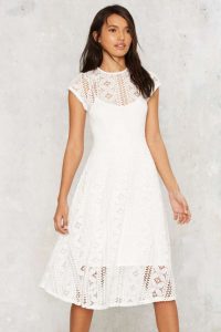 Lace White Sundress