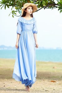 Long Sundress with Sleeves