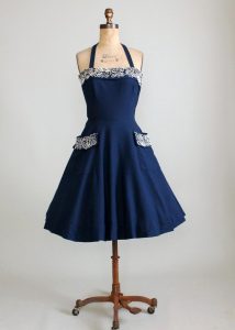 Navy Blue Sundress Pictures