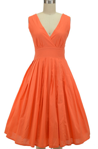 Orange Sundress | DressedUpGirl.com
