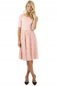 Pink Lace Sundress