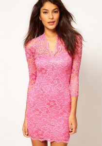 Pink Lace Sundress