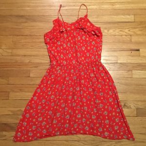 Red Floral Sundress