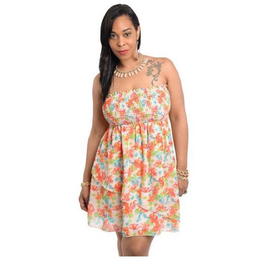 strapless sundress plus size