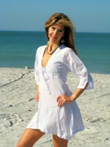 White Beach Sundress