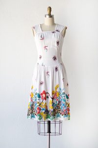 White Floral Sundress