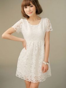 White Sundress with Sleeves