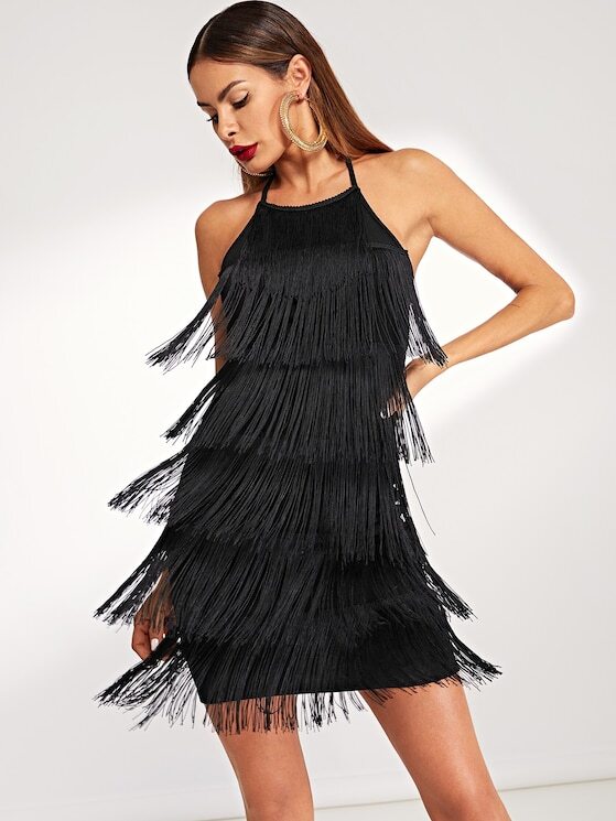 Fringe Bodycon Dress | DressedUpGirl.com