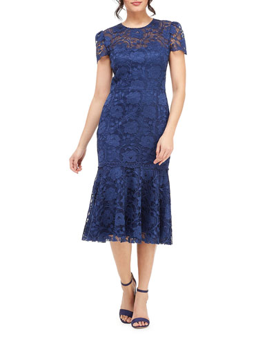 Blue Sheath Dress | DressedUpGirl.com