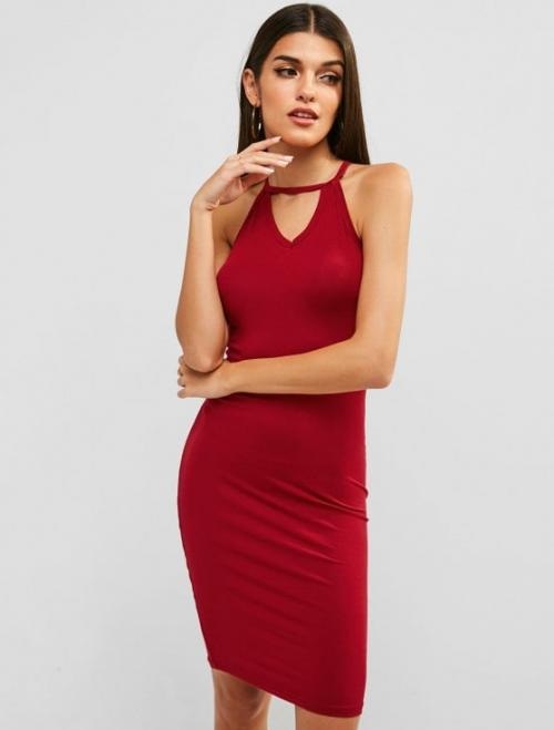 Knee Length Bodycon Dress