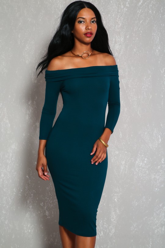 knee-length-bodycon-dress-dressedupgirl