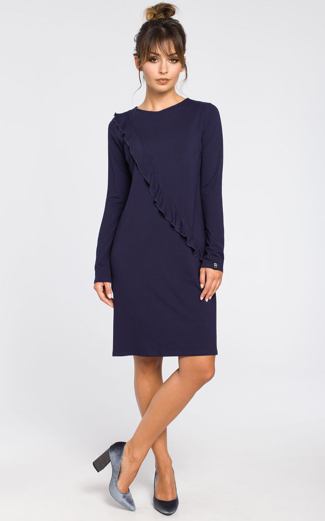 Navy Shift Dress | DressedUpGirl.com