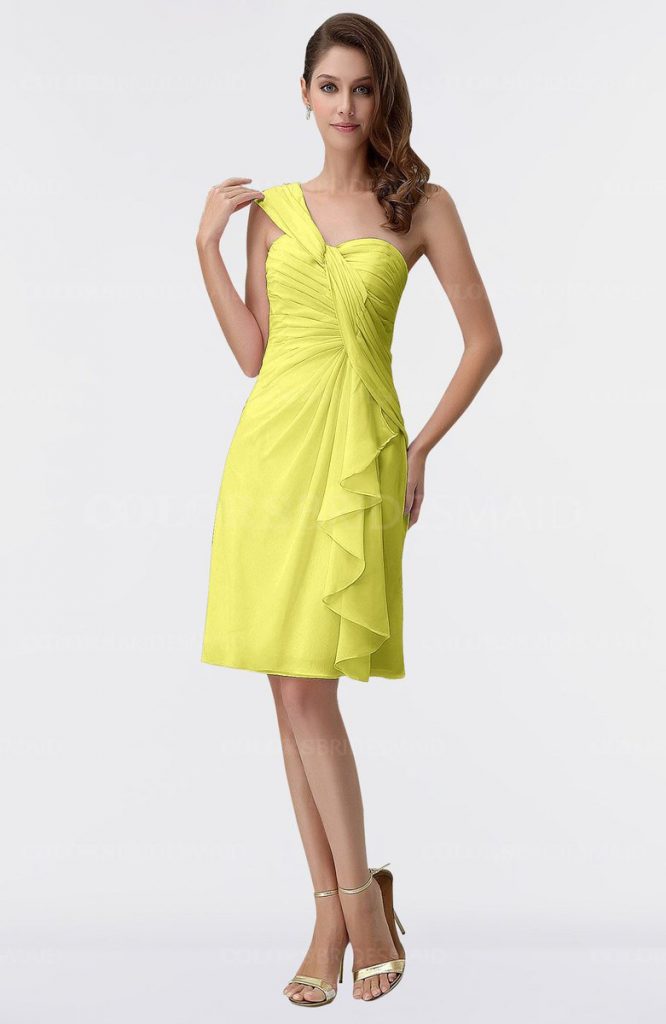 yellow sheath dresses