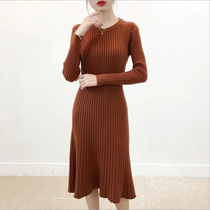 Brown Sweater Dress | DressedUpGirl.com