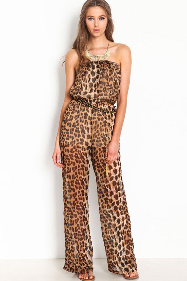 Leopard Jumpsuit | DressedUpGirl.com