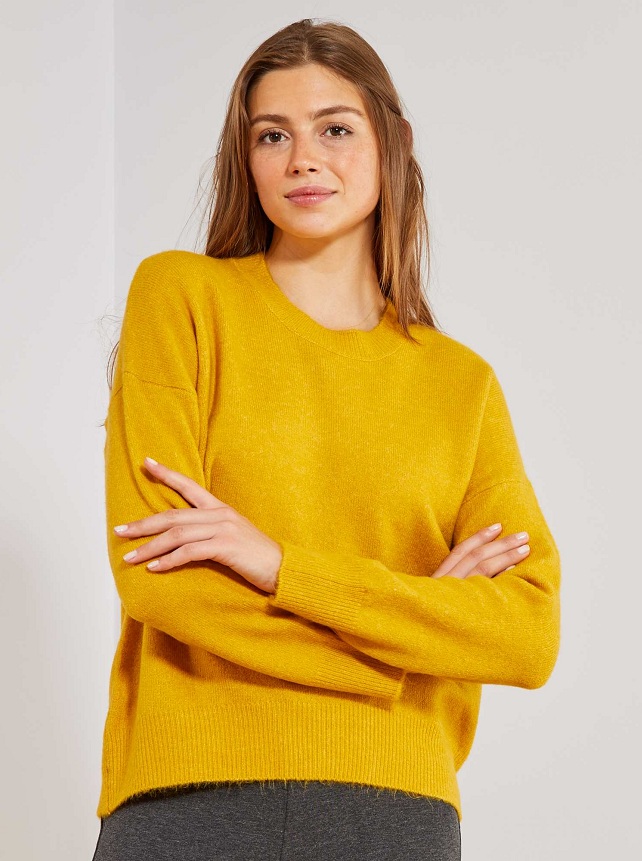 Yellow Sweater Dress | DressedUpGirl.com