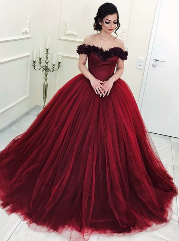 burgundy quince dress